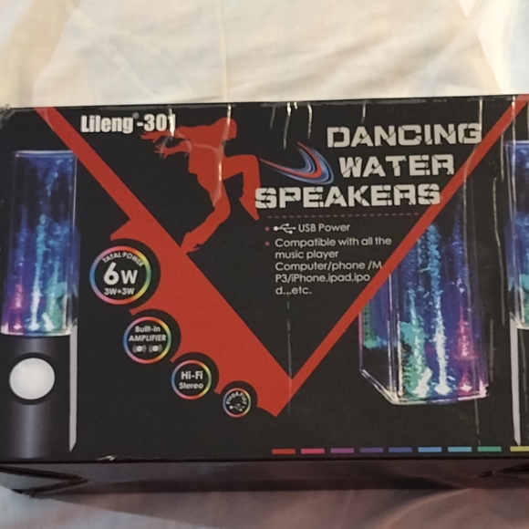 Dancing Water Speakers - Black - Picture 6 of 6